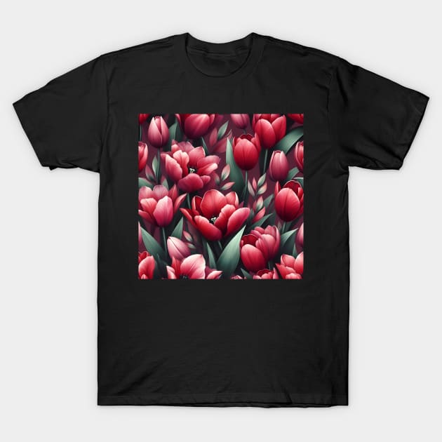 Tulip Flower T-Shirt by Jenni Arts